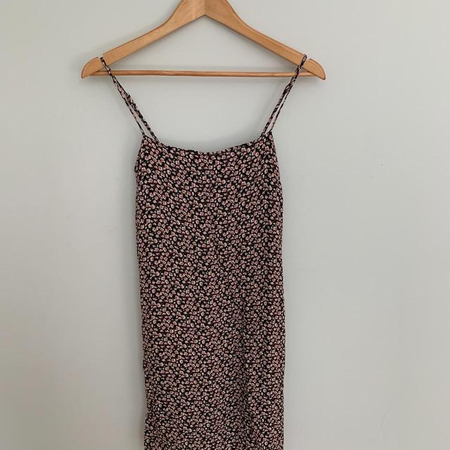 Brandy Melville Women's Slip Dress - Black/Pink - 10 on Productcaster.