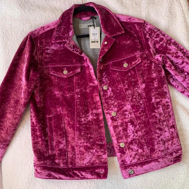 Topshop Women's Party Jacket - Pink - UK 8 on Productcaster.