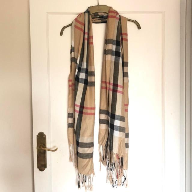 Women's Scarf - Cream on Productcaster.