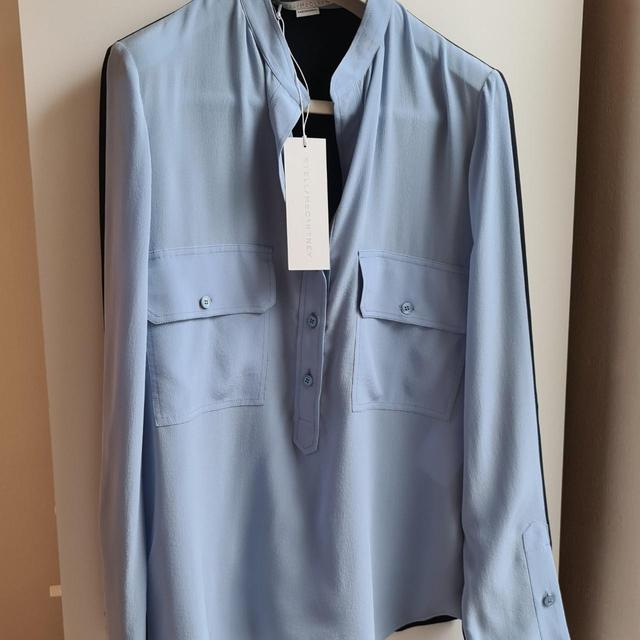 Stella McCartney Women's Shirt - Blue - 34 on Productcaster.