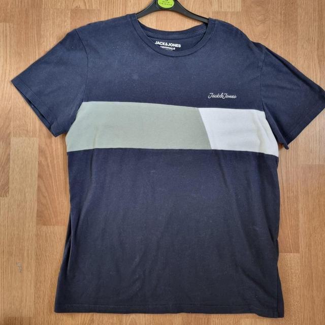 Jack & Jones Men's T-shirt - Navy - M on Productcaster.