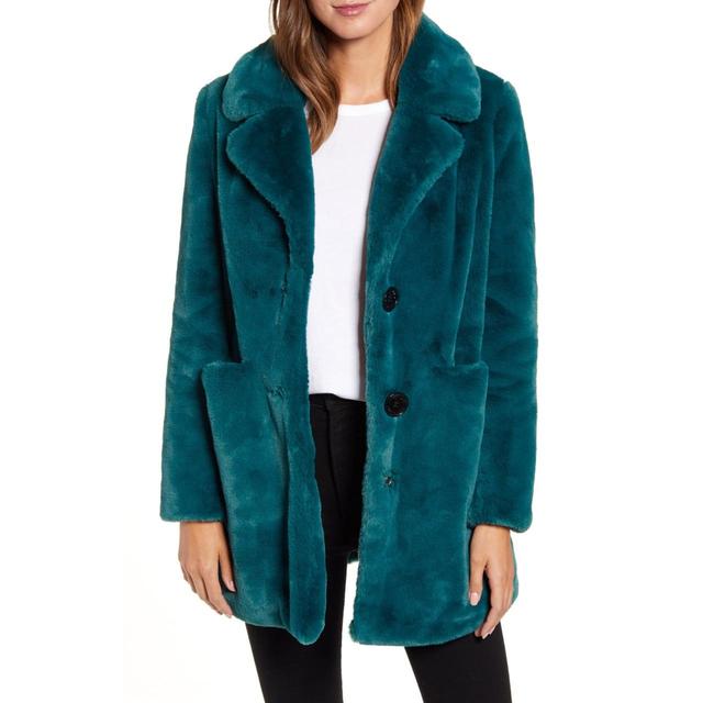 Sam Edelman Women's Coat - Blue/Green - UK 12 on Productcaster.