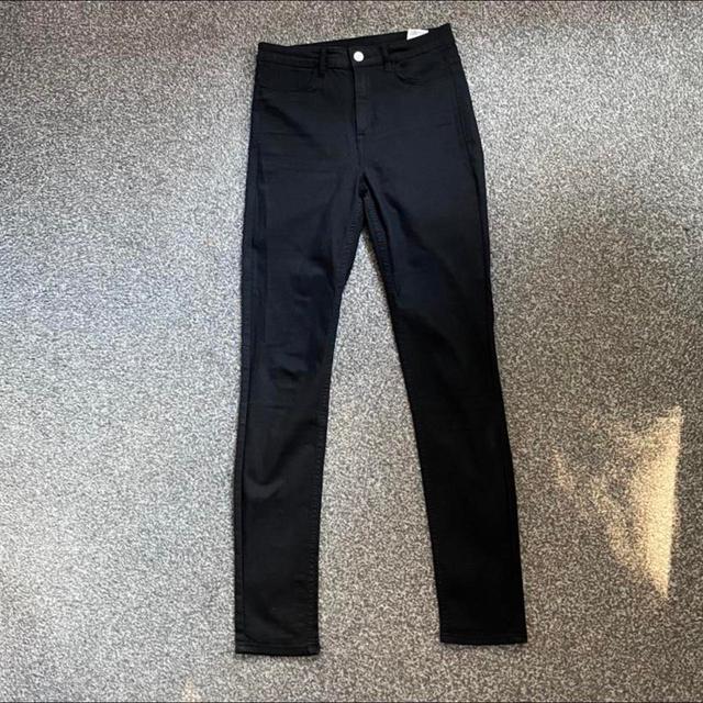 H&M Women's Jeans - Black - UK 10 on Productcaster.