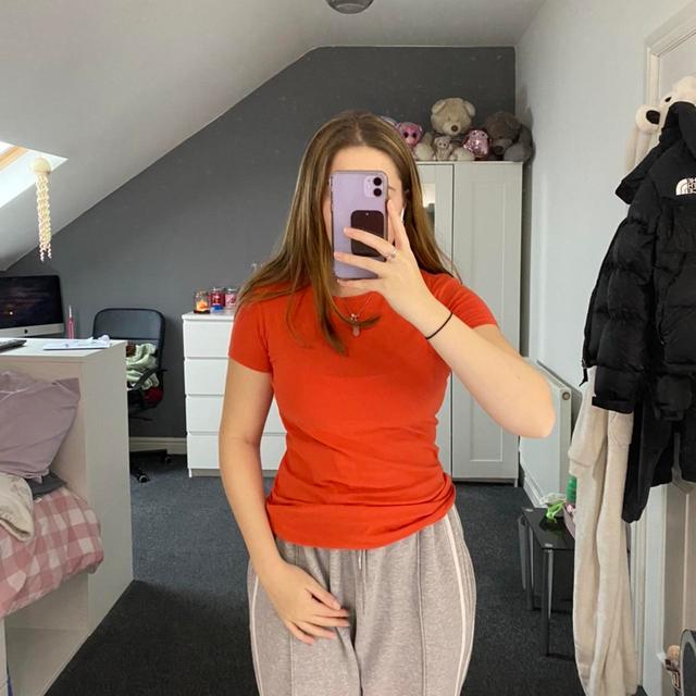 Primark Women's T-shirt - Orange - XS on Productcaster.