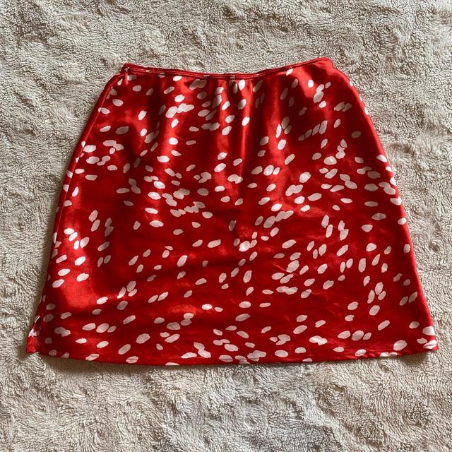 Topshop Women's Mini Skirt - Red - UK 6 on Productcaster.