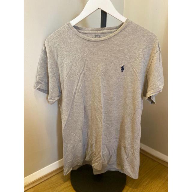 Polo Ralph Lauren Men's T-shirt - Grey - S on Productcaster.