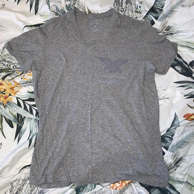 Armani Men's T-shirt - Grey - M on Productcaster.