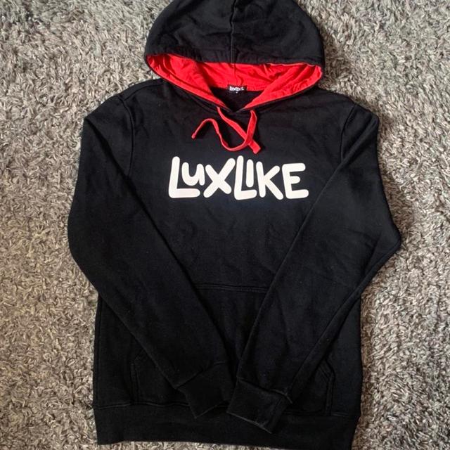 Deadstock Men's Hoodie - Black/Red - M on Productcaster.