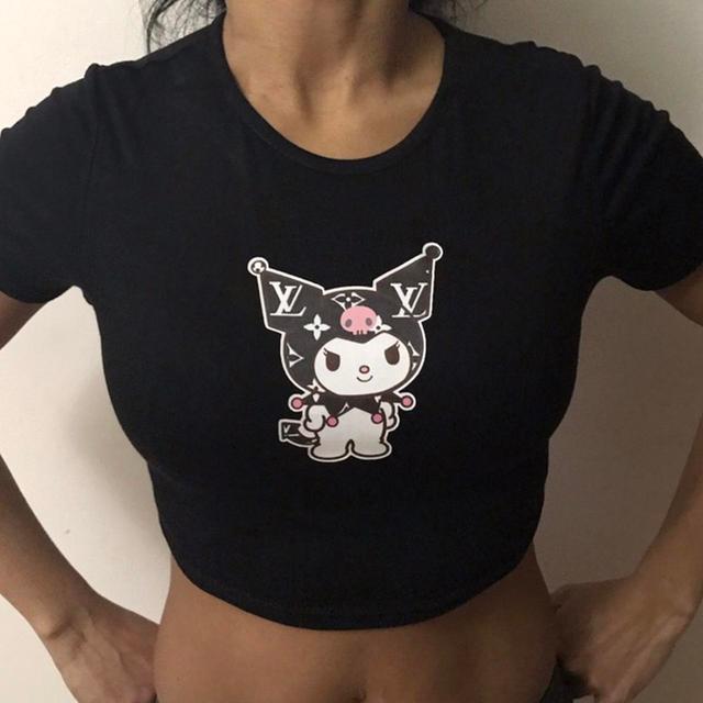 Handmade Women's Crop top - Black - 4 on Productcaster.