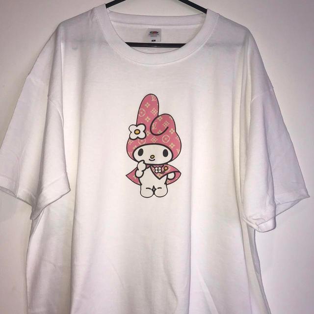 Handmade Women's T-shirt - White - XXL on Productcaster.