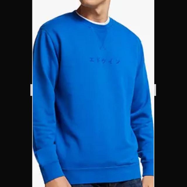 Edwin Men's Sweatshirt - Blue - M on Productcaster.