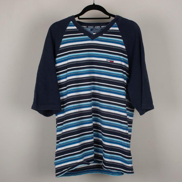 Tommy Hilfiger Men's T-shirt - Blue - XL on Productcaster.