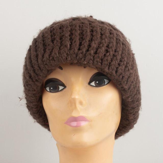 Vintage Women's Beanies - Brown on Productcaster.