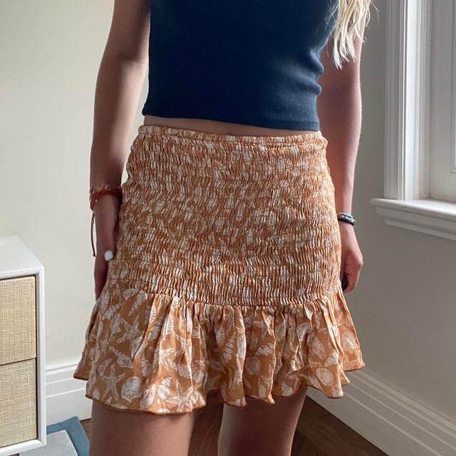 Pull&Bear Women's Skirt - Orange - S on Productcaster.