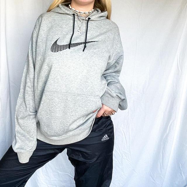 Nike Men's Hoodie - Grey - XL on Productcaster.