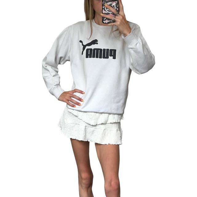 Puma Women's Sweatshirt - White - 10 on Productcaster.