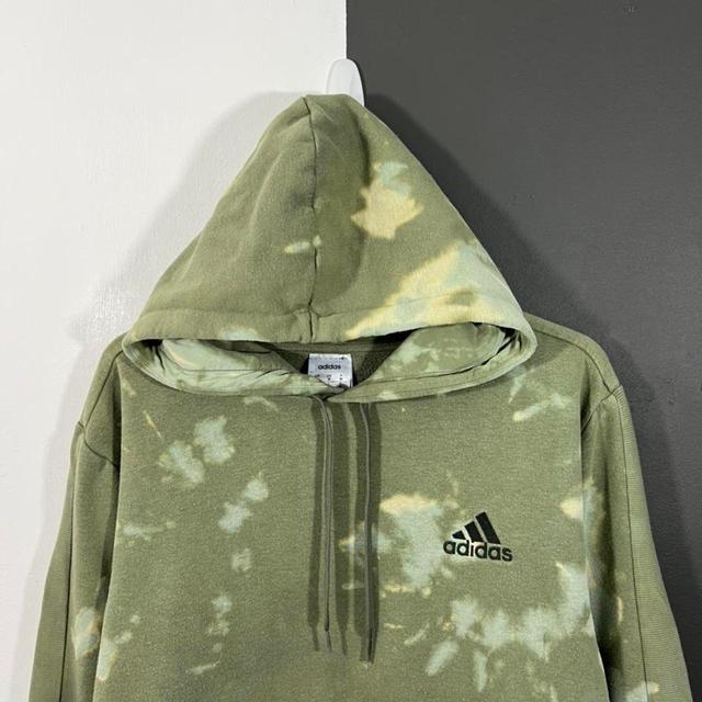 Adidas Men's Hoodie - Green - M on Productcaster.