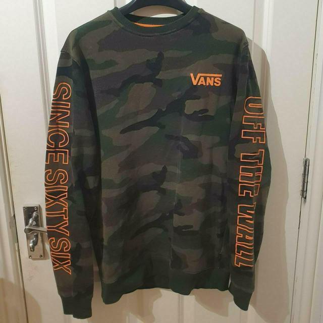 Vans Men's Sweatshirt - Green - S on Productcaster.