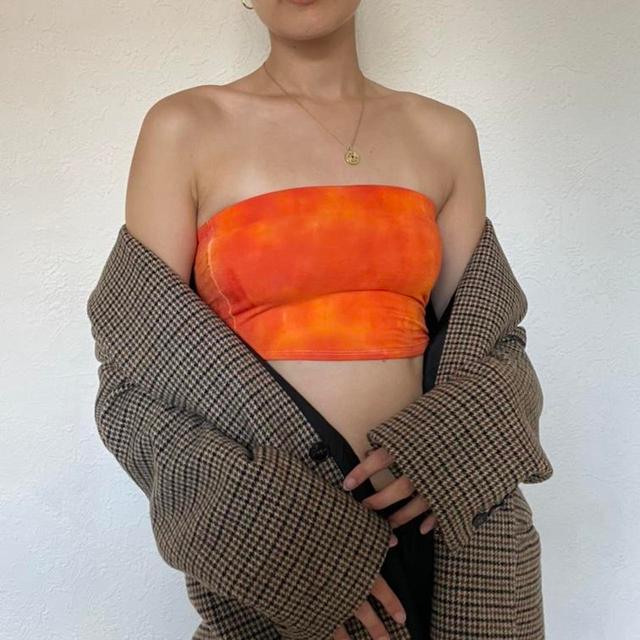 H&M Women's Crop top - Orange - 4 on Productcaster.