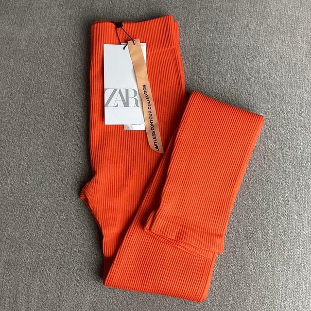 Zara Women's Leggings - Orange on Productcaster.