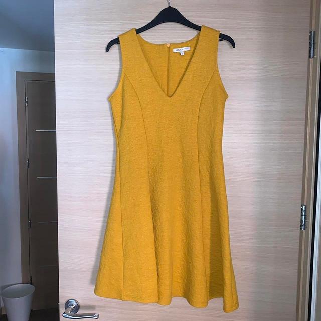 Marks & Spencer Women's Dress - Yellow - 10 on Productcaster.