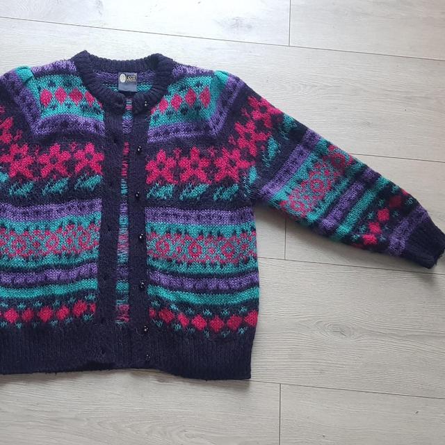 Handmade Women's Cardigan - Multi - M on Productcaster.