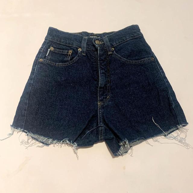 Vintage Women's Shorts - Blue/Navy - 24" on Productcaster.