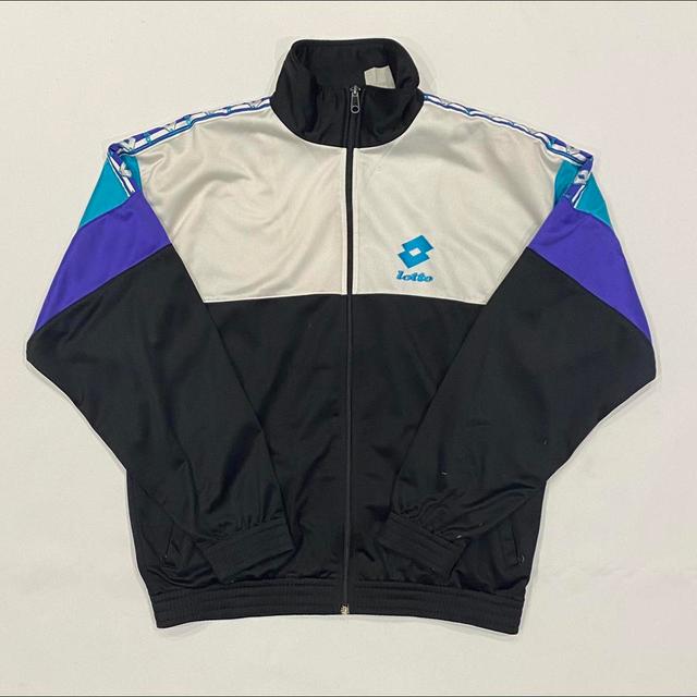 Lotto Men's Windbreaker Jacket - Black - L on Productcaster.