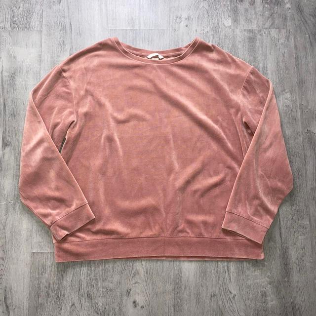 H&M Women's Sweatshirt - Pink - L on Productcaster.