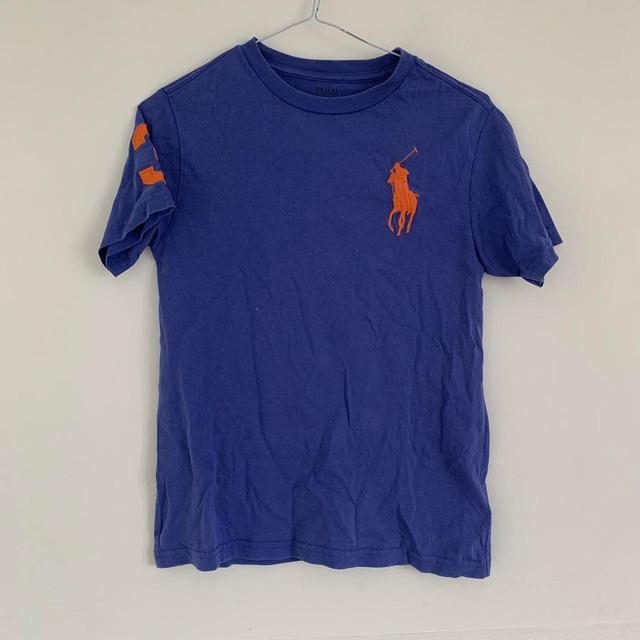 Polo Ralph Lauren Women's T-shirt - Blue - S on Productcaster.