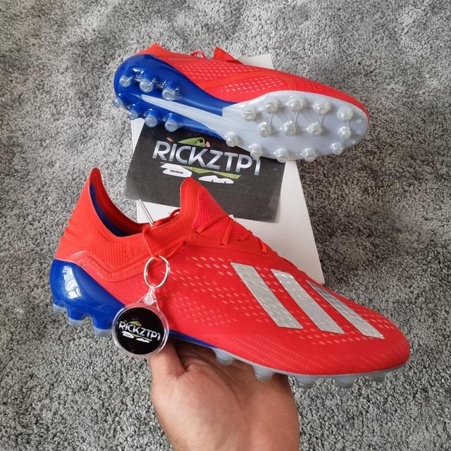 Adidas Men's Boots - Red/Blue - UK 11.5 on Productcaster.