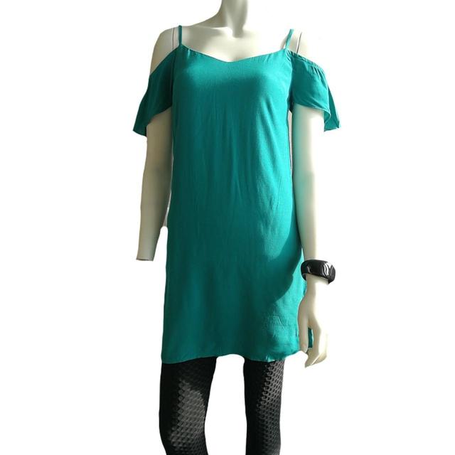 Bershka Women's Dress - Green - 6 on Productcaster.