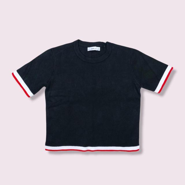 Zara Women's T-shirt - Black - S on Productcaster.