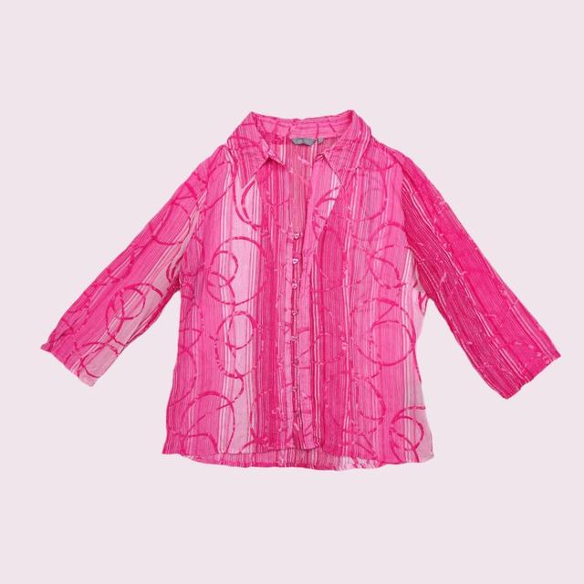 Marks & Spencer Women's Blouse - Pink - 12 on Productcaster.