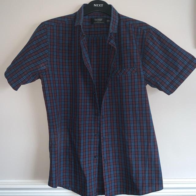 Topman Men's Shirt - Navy - M on Productcaster.