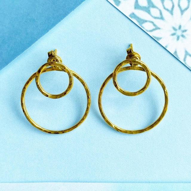 Otis Jaxon Women's Earrings - Gold on Productcaster.