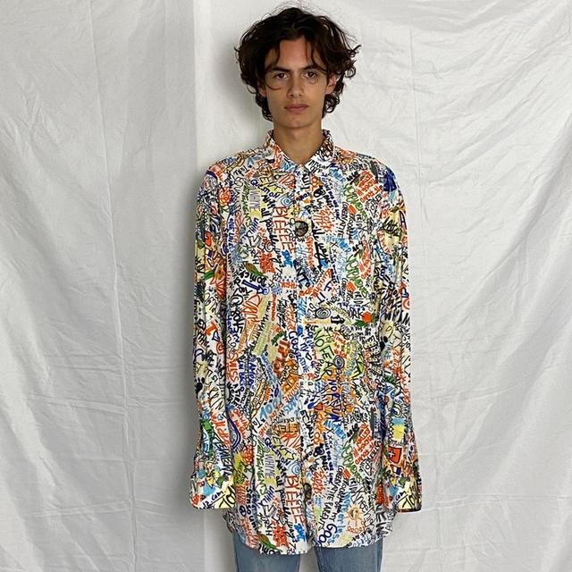 Vetements Men's Shirt - White/Multi - L on Productcaster.