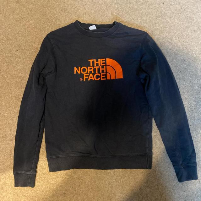 The North Face Men's Jumper - Navy/Orange - S on Productcaster.