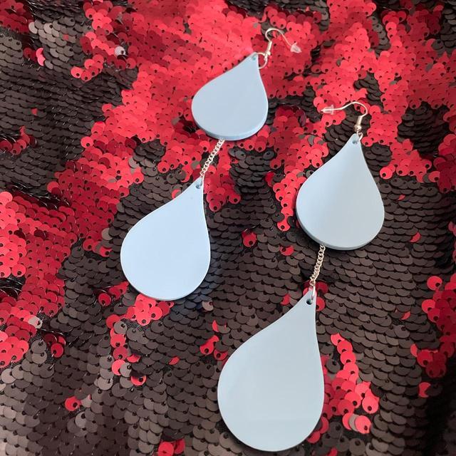 Women's Earrings - Blue on Productcaster.