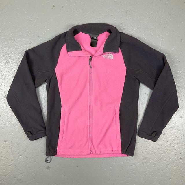 The North Face Women's Fleece Jacket - Pink/Grey - M on Productcaster.