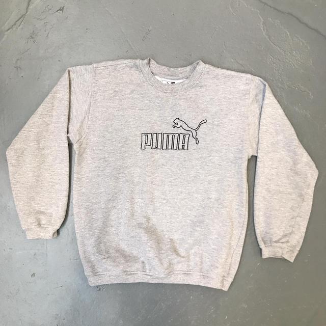 Puma Men's Sweatshirt - Grey on Productcaster.