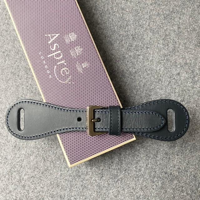 Aspinal of London Women's Belt - Navy/Black on Productcaster.