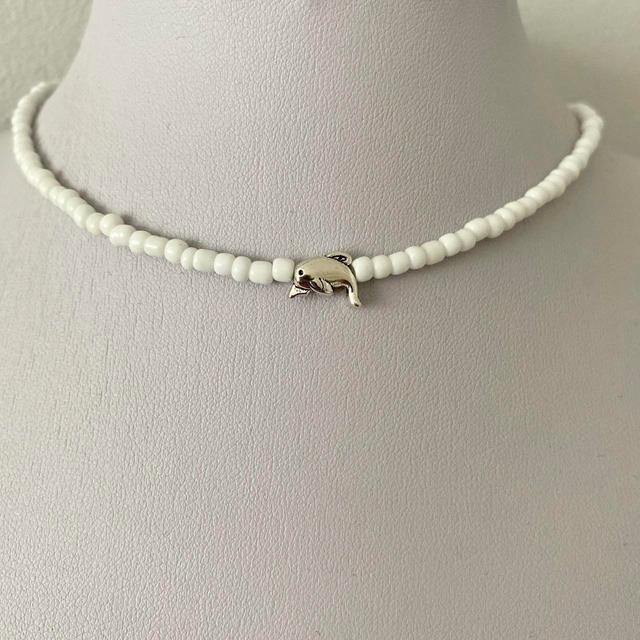 Women's Necklace - White on Productcaster.