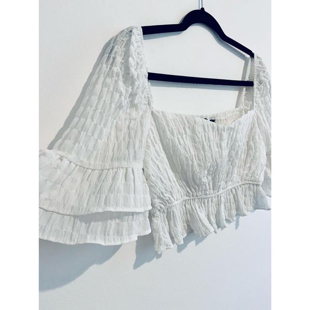 Nasty Gal Women's Crop top - White - 6 on Productcaster.