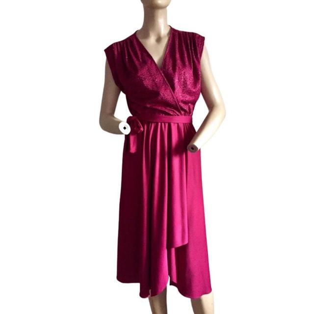 Vintage Women's Dress - Pink - 10 on Productcaster.