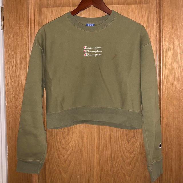 Champion Women's Jumper - Khaki - M on Productcaster.