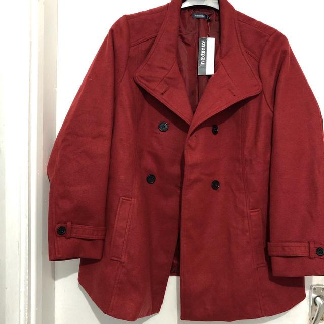 Women's Coat - Burgundy - XL on Productcaster.