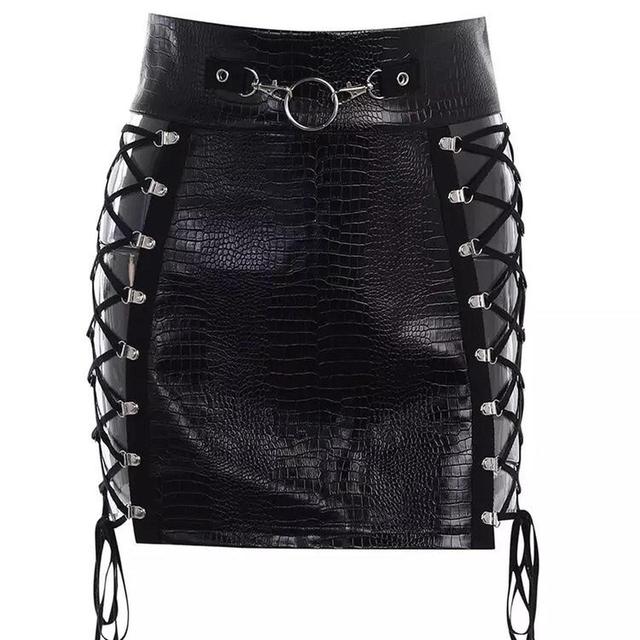 Women's Mini Skirt - Black - S on Productcaster.