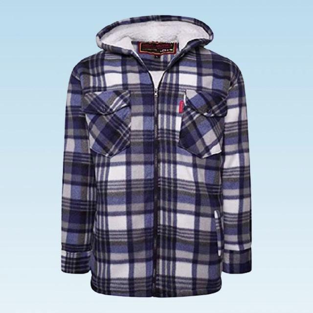 Men's Hoodie - Blue - 3XL on Productcaster.