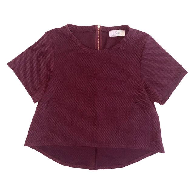 Laura Ashley Women's Top - Burgundy - 14 on Productcaster.